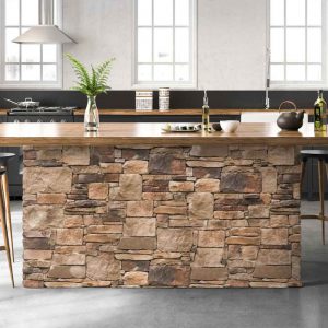 Kitchen Installation of Olde World in Pecan