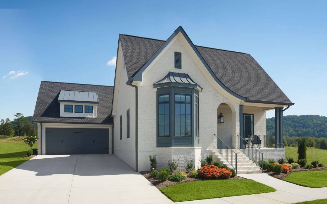 white brick exterior