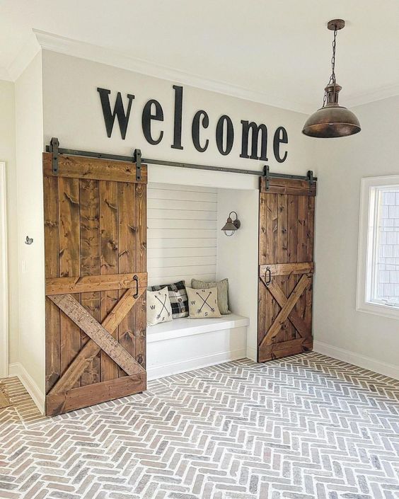 Chevron Brick Floor for Mudroom - North Georgia Brick